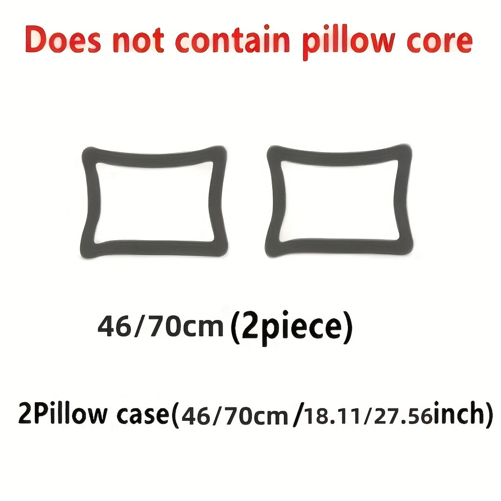 2pcs Cool Pillowcase - Breathable, Soft, Lightweight Summer Bedding With Sealed Design, Machine Washable - Ideal Holiday Gift For Home Or Hotel Use, Comfortable Temperature Control, High Quality Fabric, Specially Designed For Hot Sleepers