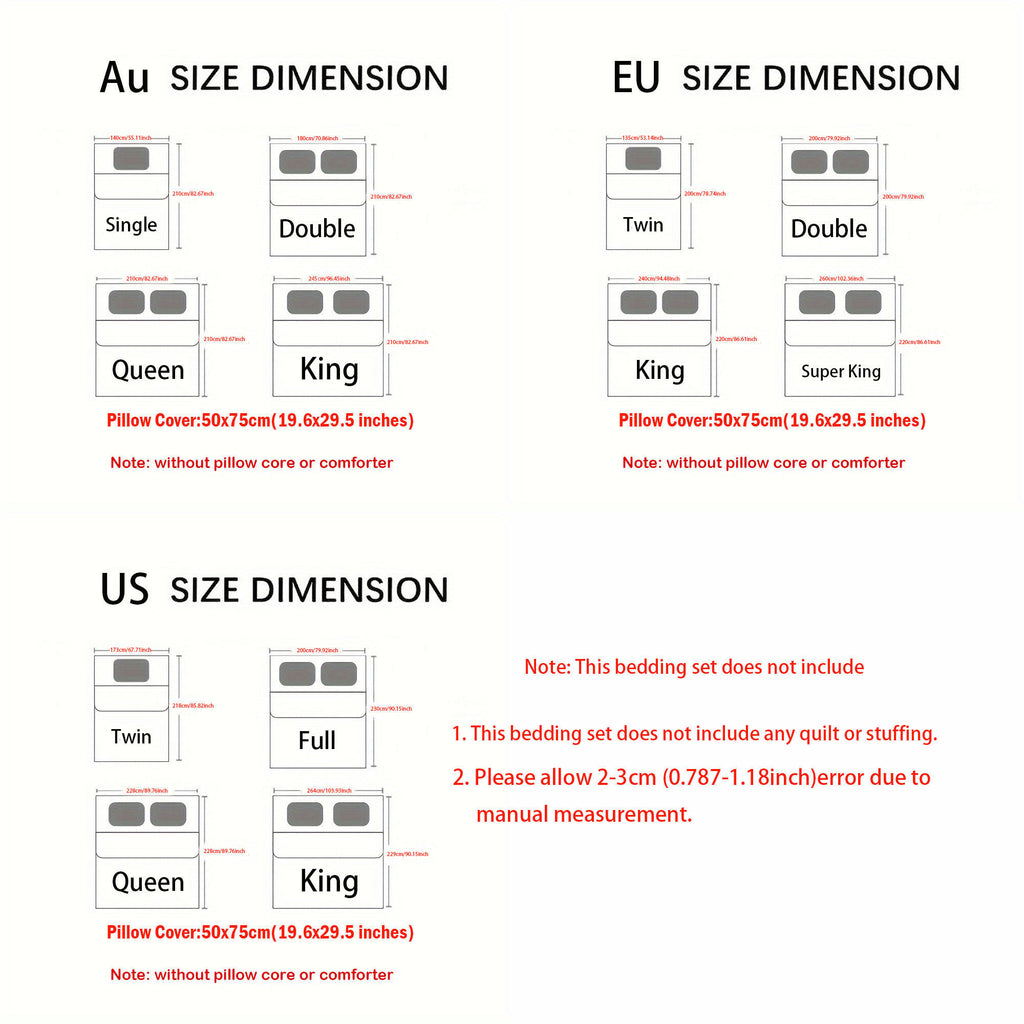 3D Picture Customization Customize Your Personalized Photo Quilt Cover Couple Valentine's Day Wedding Anniversary Quilt Cover Bedding Bedroom Christmas Decoration Christmas Gift (1 * duvet cover+2 * pillowcase, without core) --qiao1