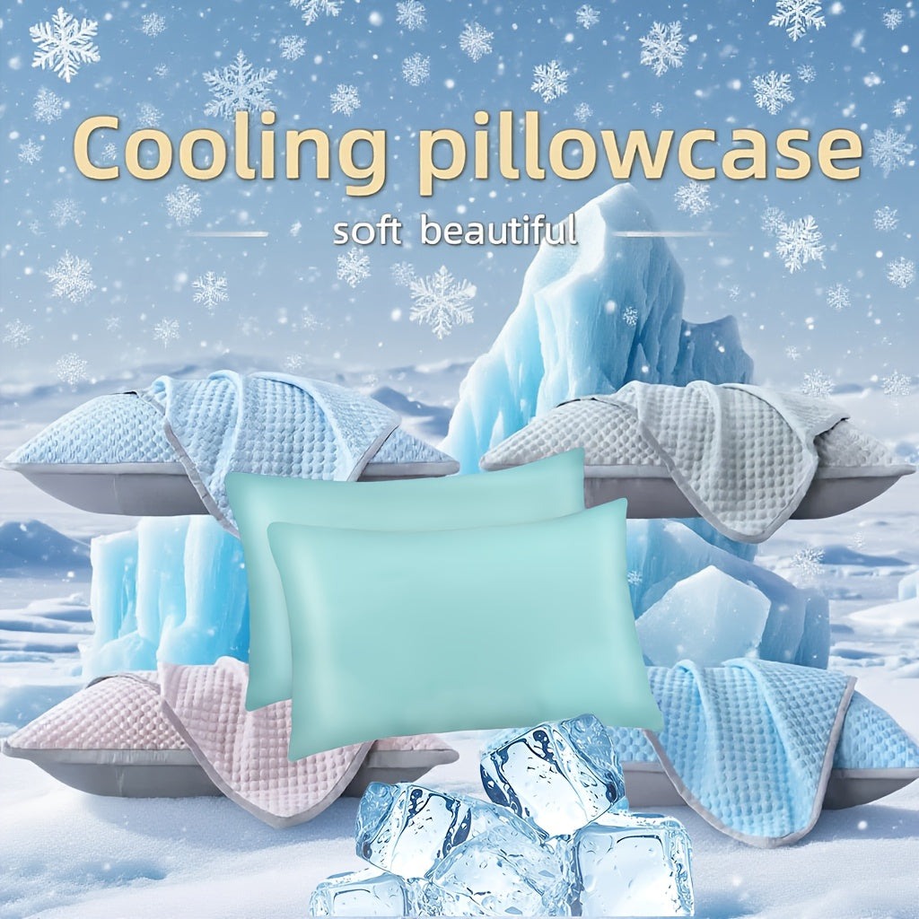 2025 New Pillowcase, Two-piece Set, Cool Pillowcase, Bed Pillow Pillowcase, Pillow Cover
