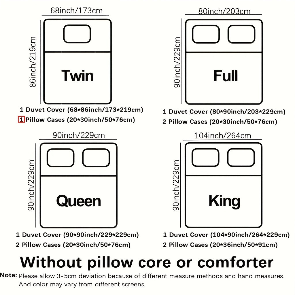 2/3pcs (1 Duvet Cover + 1/2 Pillowcase, Without Core) Black and White Background Rose Flowers Romantic Valentine's Day Lover Couple 3D Print Soft Comfortable Bedding Set for Bedroom Dorm Room Family Gift